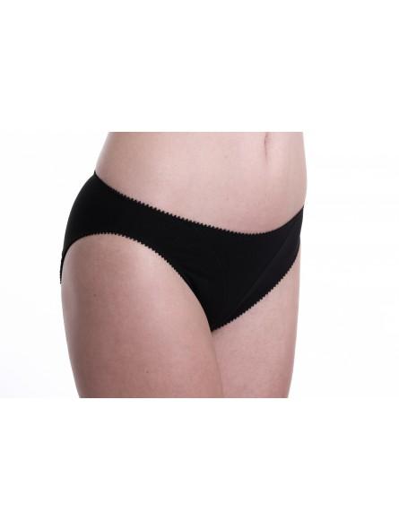 Slip hlačke Lada hlačke spredaj črna barva