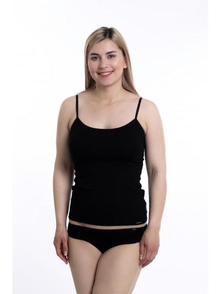 Majčka z ozkimi naramnicami Taša majčka spredaj kožna barva