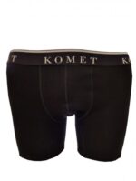 Oprijet kroj črnih moških bokser hlač