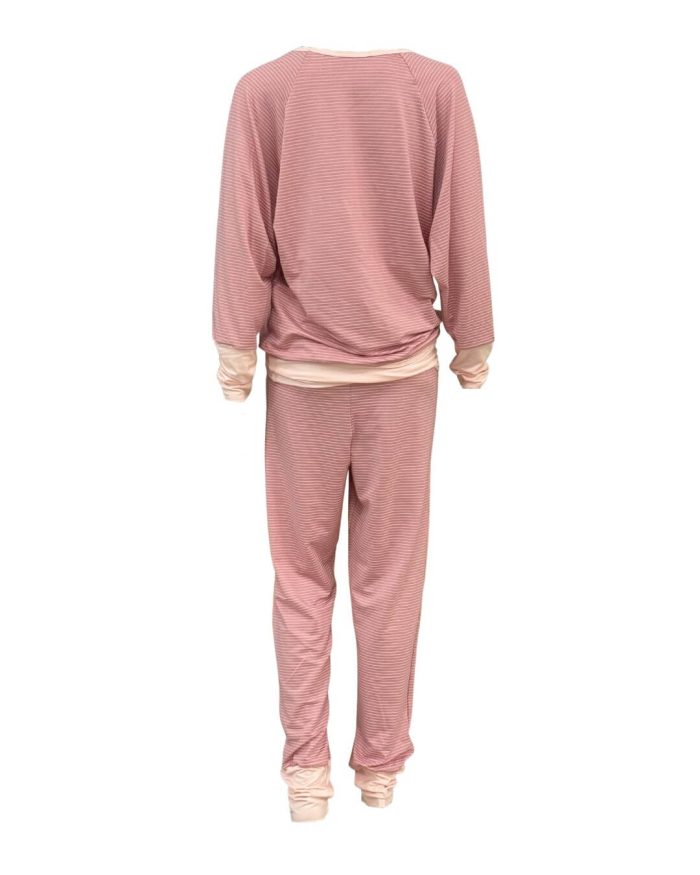 Pižama Loreti-rožnata - slika 3