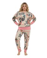 Pižama Loreti-raznobarvna