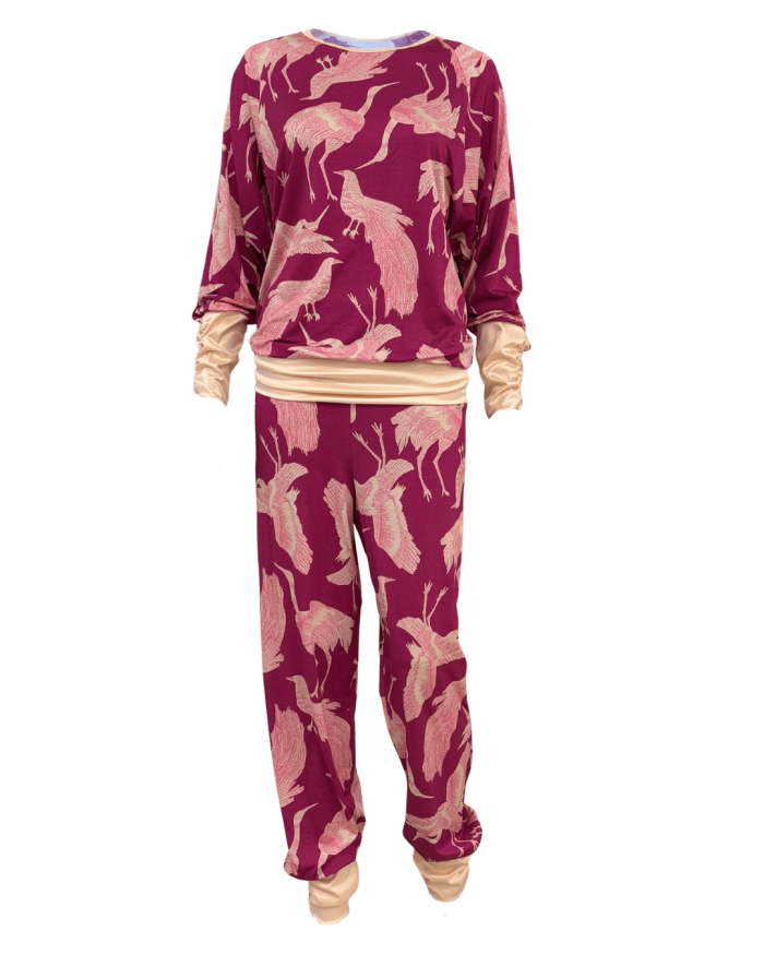 Pižama Loreti-vijola - slika 2