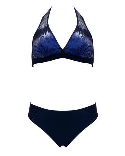 Podložene ženske kopalke brez kosti s penasto košarico spredaj