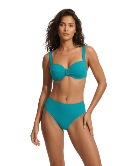 Beata turkiz dvodelne kopalke na modelu