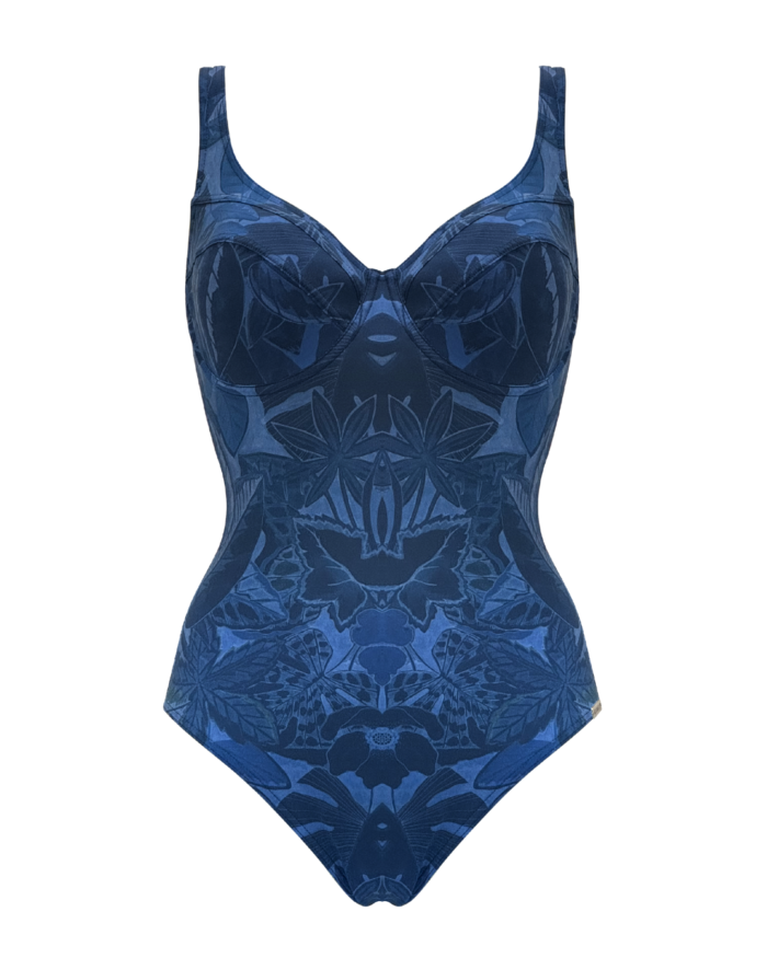 Enodelne kopalke Punta modre spredaj izdelek