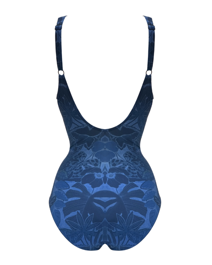 Enodelne kopalke Punta modre zadaj izdelek