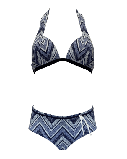 Malaga modre kopalke spredaj geometrijski vzorec