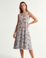 Lea obleka modra model