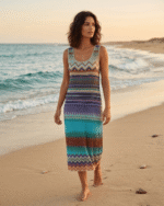 Obleka Lepa črte na plaži