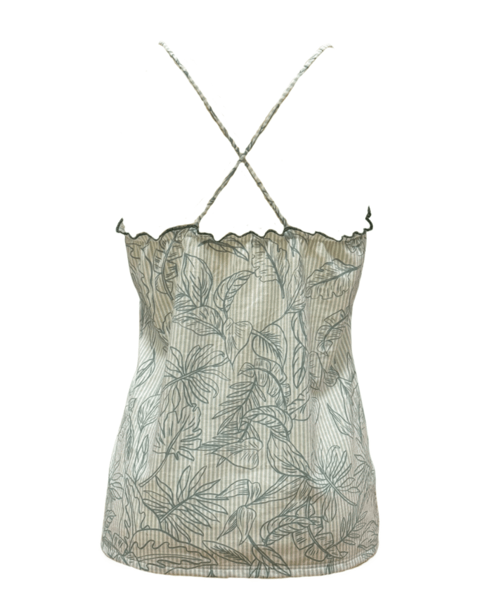 majčka pižame Sili zadaj bombažna majica