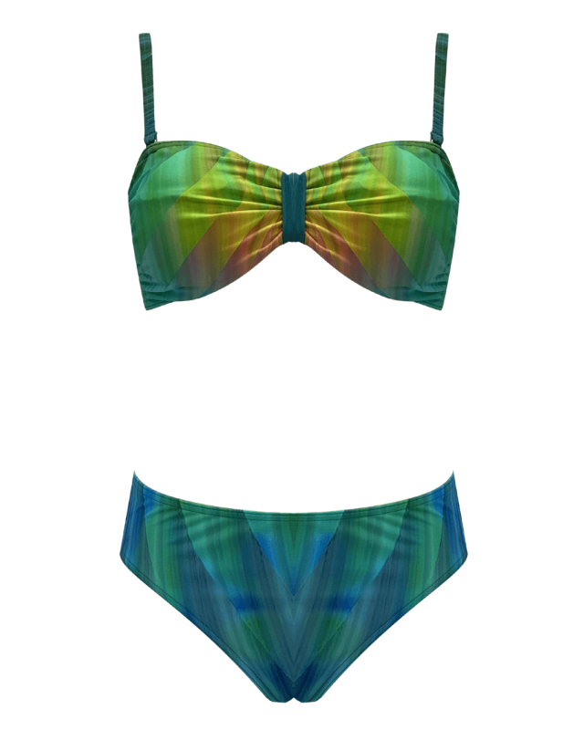 Razur Pisana kopalke spredaj penasta podloga brez kosti