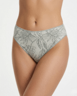 slip hlačke Savora spredaj bombažne hlačke z vzorcem