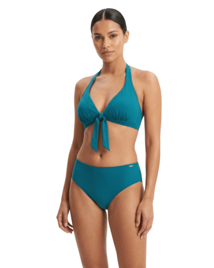 Dvodelne kopalke Azur na modelki turkiz barva