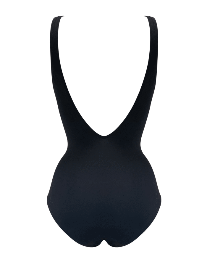 enodelne kopalke Riva črnobele zadnji del